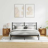 Bedside Cabinet 2 pcs Old Wood 44 x 34.5 x 45 cm 869575