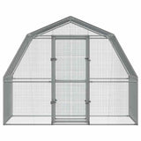 Bird Cage with Door Silver Galvanised Steel 3294912