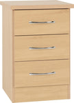 ZNTS Nevada 3 Drawer Bedside 100-103-062