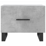 Coffee Tables 2 pcs Concrete Grey 50x50x40 cm Engineered Wood 829453