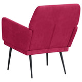 Armchair Wine Red 62x79x79 cm Velvet 351376