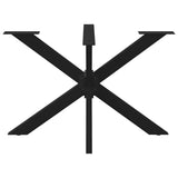 Dining Table Leg Spider Shape Black 120x68x cm Steel 4013112