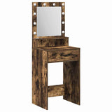 Dressing Table Smoked Oak 50 x 41 x 135 cm Engineered Wood 865095