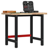 Workbench 100x60x83 cm Solid Wood Acacia Rectangular 3309668
