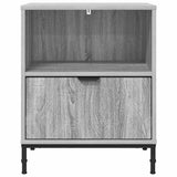 Bedside Cabinet Grey sonoma 49 x 36 x 61 cm Engineered wood 883486