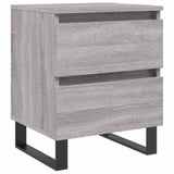 Bedside Cabinet Grey Sonoma 40x35x50 cm Engineered Wood 826904
