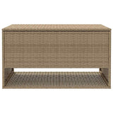 Outdoor Cushion Box Beige 100x55x55.5 cm Poly Rattan 4104144