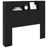 Headboard Black Oak 120 x 15 x 103.5 cm Engineered Wood 886264