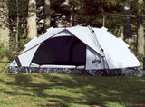 Camping Tent Dome 3-Person White Blackout Fabric Quick Release 4004196