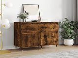 Sideboards 2 pcs Smoked Oak 40x35x70 cm Engineered Wood 831143