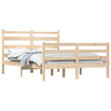 Bed Frame without Mattress Solid Wood Pine 120x200 cm 3103708