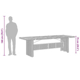 Garden Dining Set Black 3277650