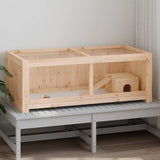 Hamster Cage 104x52x38 cm Solid Wood Fir 172383