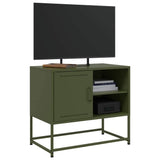 TV Cabinet Olive Green 68x39x60.5 cm Steel 846522