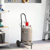 Hand Trolley Black and Red 49 x 49 x 101 cm Steel 4019017