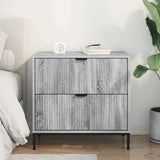 Bedside Table Grey sonoma 63.5 x 36 x 61 cm Engineered wood 883470