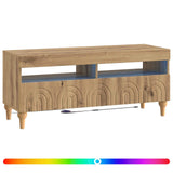 LED TV Cabinet Artisan Oak Engineered Wood 896334