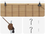 Roller Blind Natural and Brown 130 x 220 cm Bamboo 42039765