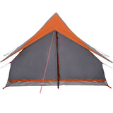 Family Tent with Roof Grey and Orange 315 x 286 x 200 cm 4100681