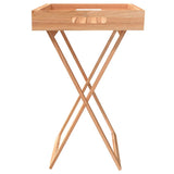 Folding Tray Table 52x36x56.5 cm Solid Wood Walnut 350349