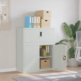 File Cabinet Light Grey 90x40x110 cm Steel 3188316