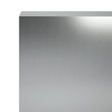 Garden Cover Profile 2 pcs 100 x 15 x 15 cm Galvanised Steel 8012972