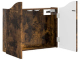 Dartboard Cabinet Smoked Oak 56 x 12 x 63 cm Engineered Wood 8006656