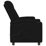 Recliner Massage Chair Black 75 x 95 x 100 cm Fabric 42051178