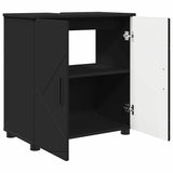 Bathroom Cabinet Black 61 x 35 x 64 cm Engineered wood & Metal 883285