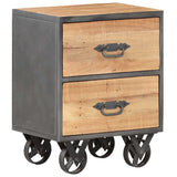 Bedside Cabinet 40x30x51 cm Solid Reclaimed Wood 323513