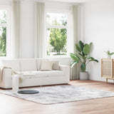 Shaggy Rug High Pile NAVARRA Silver Grey 240x240 cm Polyester 4102892