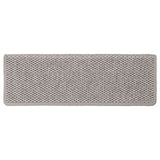 Stair Mat Set of 15 Silver 326883