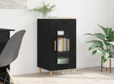 Sideboard Black oak 34 x 34.5 x 90 cm Engineered wood 881590