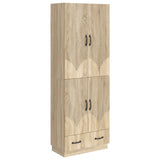 Cabinet Set 2 pcs Sonoma Oak Engineered Wood 3416774