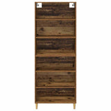Highboard Old Wood 69.5 x 32.5 x 180 cm Engineered Wood 3415626