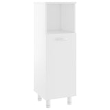 4 Piece Bathroom Furniture Set White Engineered Wood 3056898
