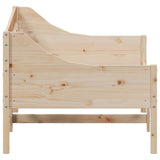 Day Bed without Mattress 90x190 cm Single Solid Wood Pine 842838