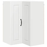 Wall Corner Cabinet PORTO White 57 x 57 x 80 cm Engineered Wood 885425