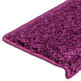 Stair Mats 20 pcs 65x21x4 cm Violet Rectangular Edge 3365856