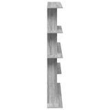 Wall Shelving Unit Grey 102 x 20 x 130 cm Engineered Wood 8012057