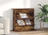 Magazine Rack Smoked Oak 70 x 41 x 96 cm Engineered Wood 899539