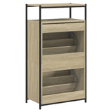 Shoe Cabinet Sonoma Oak 60x34x112 cm Engineered Wood 840030