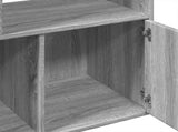 Bookcase Grey Sonoma 70x36x189 cm Engineered Wood 3295322