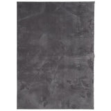 Rug HUARTE Short Pile Soft and Washable Anthracite 240x340 cm 375007