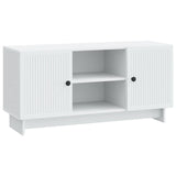 TV Cabinet 102 x 34.5 x 50 cm White Engineered Wood 894005