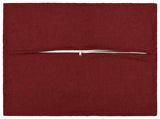 Cushion with Pillow HOUTEN 12 pcs Wine Red Faux Linen 934590