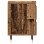 ZNTS Bedside Cabinets 2 pcs Old Wood 40x35x50 cm Engineered Wood 863463