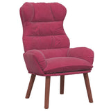 Armchair Wine Red 69 x 74 x 93 cm Velvet 42001892