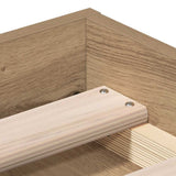 Bed Frame without Mattress Artisan Oak 160x200cm Engineered Wood 3328853