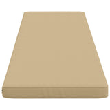 2-Piece Bench Cushions VUGHT 2 pcs 100% Polyester Beige 952239